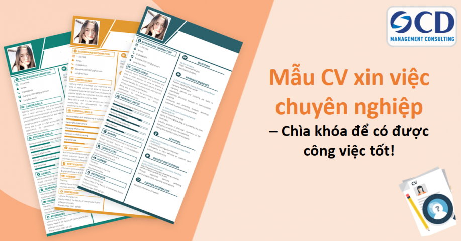 CV chuyên nghiệp - chìa khóa để đạt được công việc tốt!