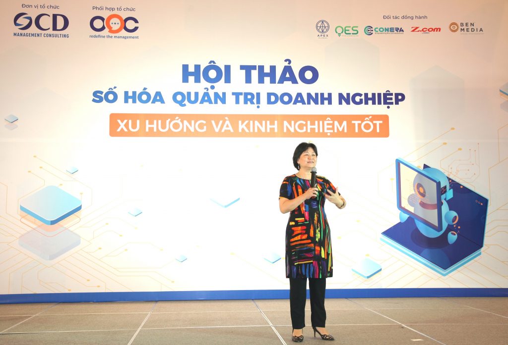 Bà Nam Phương chủ trì Hội thảo Số hóa Quản trị