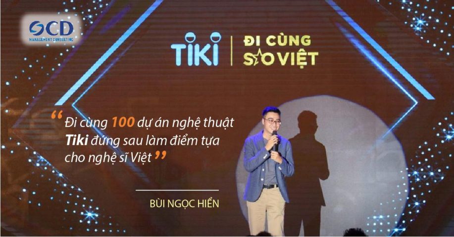 chiến lược maketing của tiki trong dự án " tiki đi cùng sao Việt"