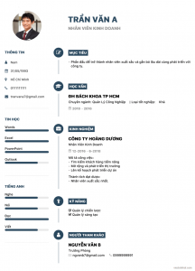 Mẫu CV xin việc