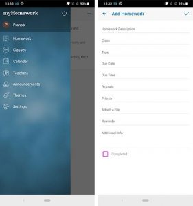 Ứng dụng học tập myHomework Student Planner