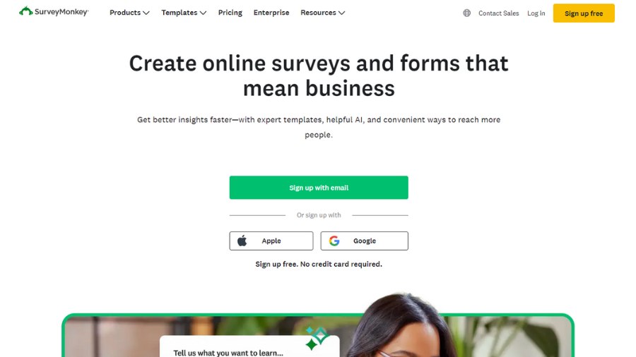 công cụ nghiên cứu thị trường surveymonkey