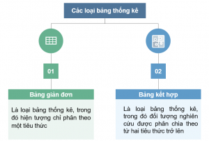 Các loại bảng thống kê