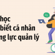 Nhận biết cá nhân và năng lực quản lý