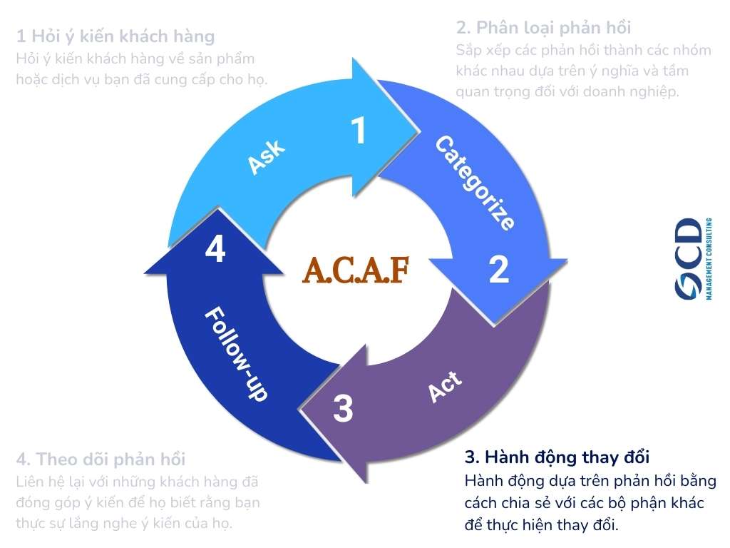 hành động dựa trên phản hồi khách hàng