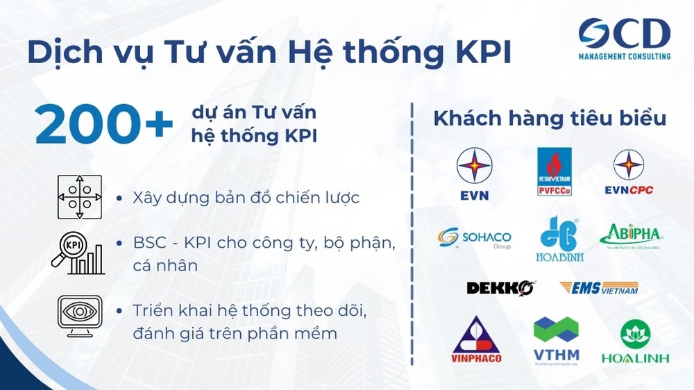 dịch vụ tư vấn hệ thống kpi