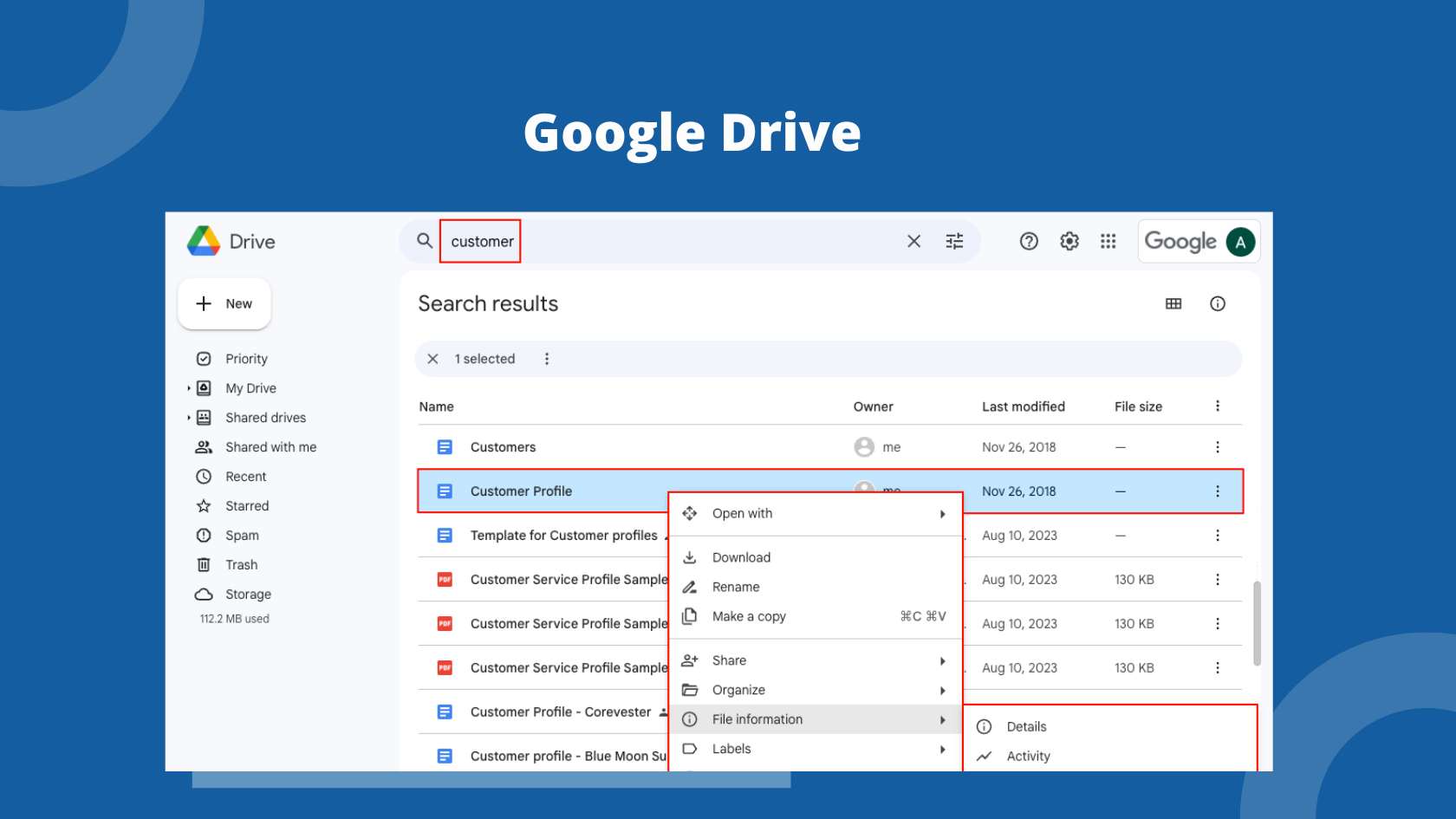 Quản lý tài liệu qua Google Drive 
