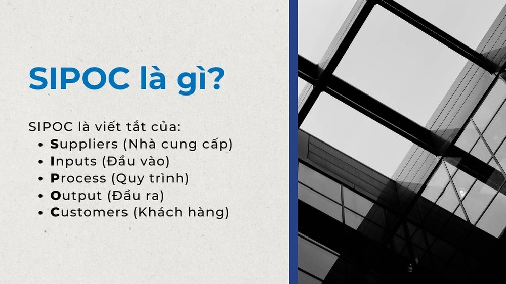 khái niệm sơ đồ sipoc