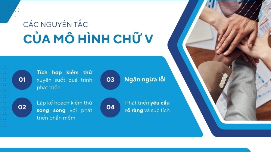 nguyên tắc của mô hình chữ v