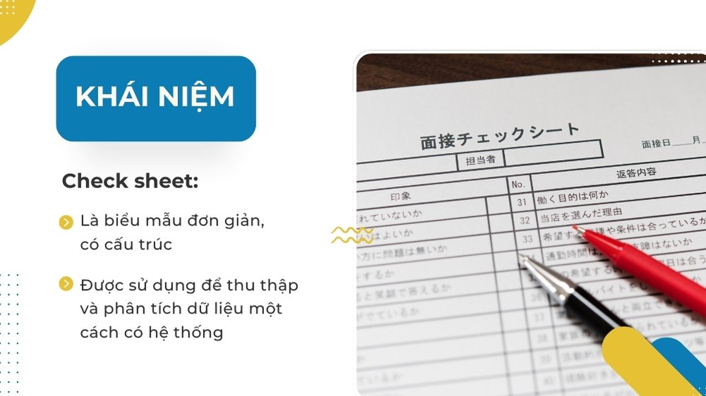 khái niệm check sheet