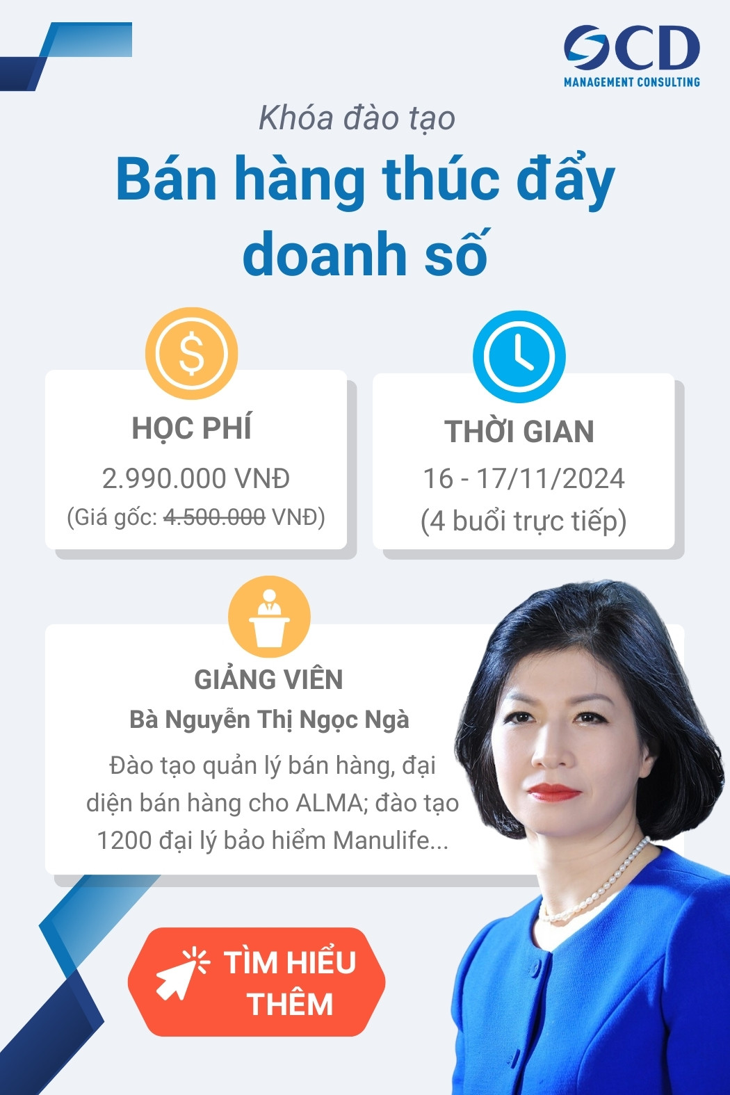 khóa đào tạo kỹ năng bán hàng