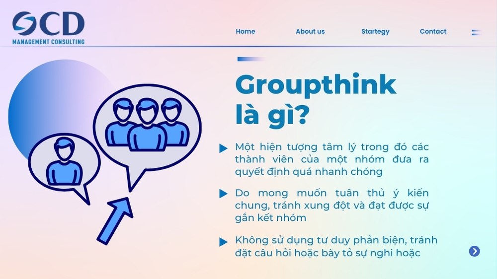 khái niệm về groupthink