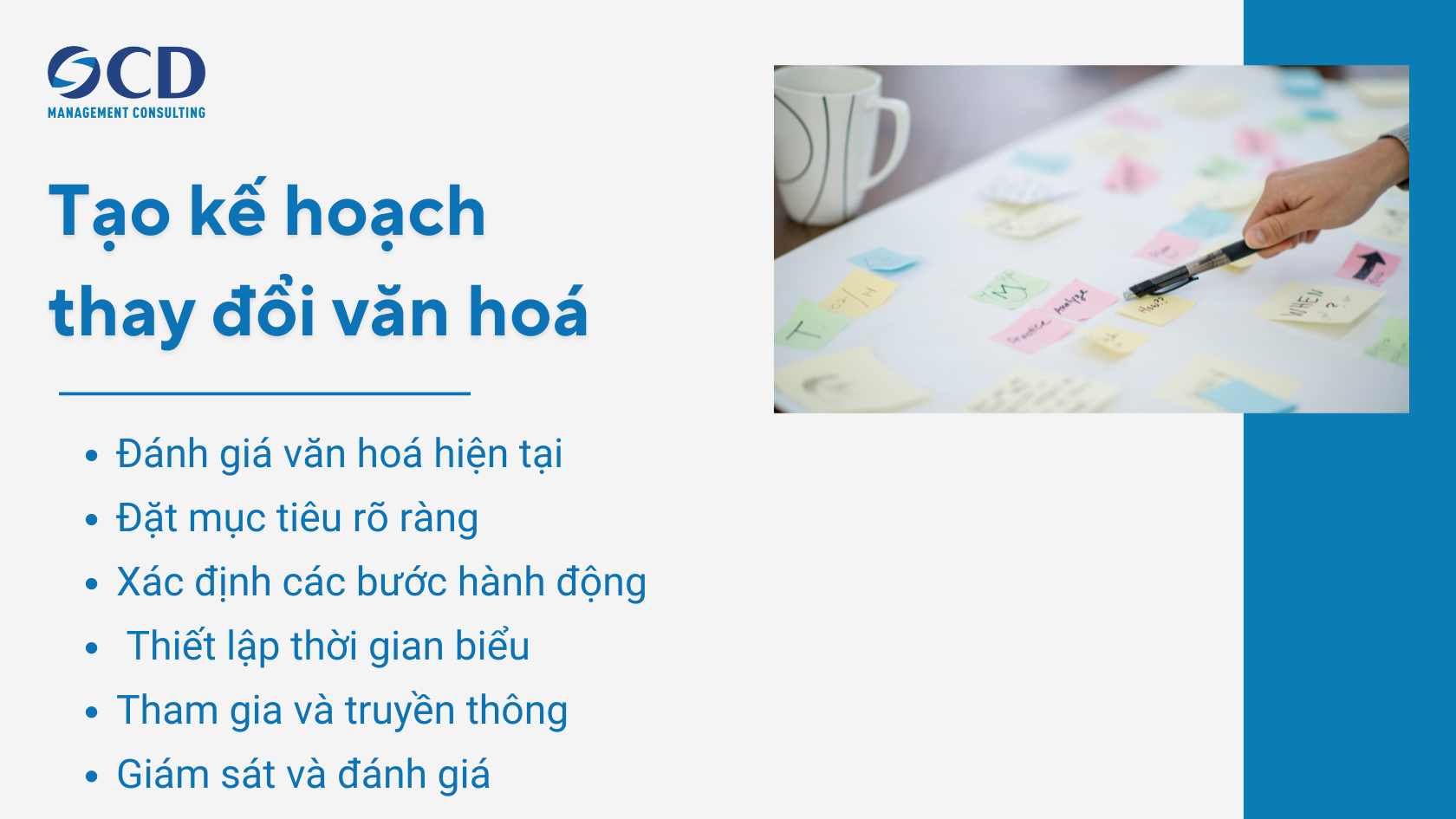 tạo kế hoạch thay đổi văn hoá