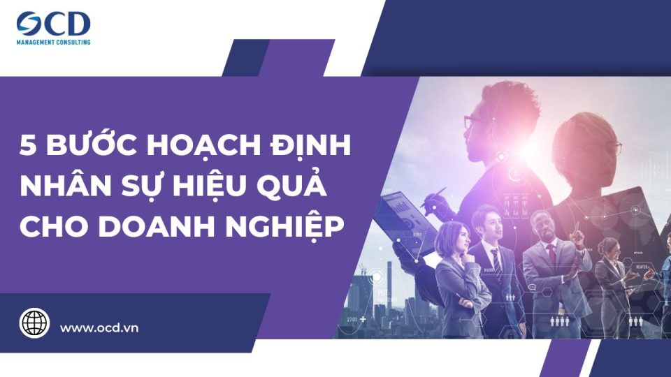 5 bước hoạch định nhân sự hiệu quả cho doanh nghiệp