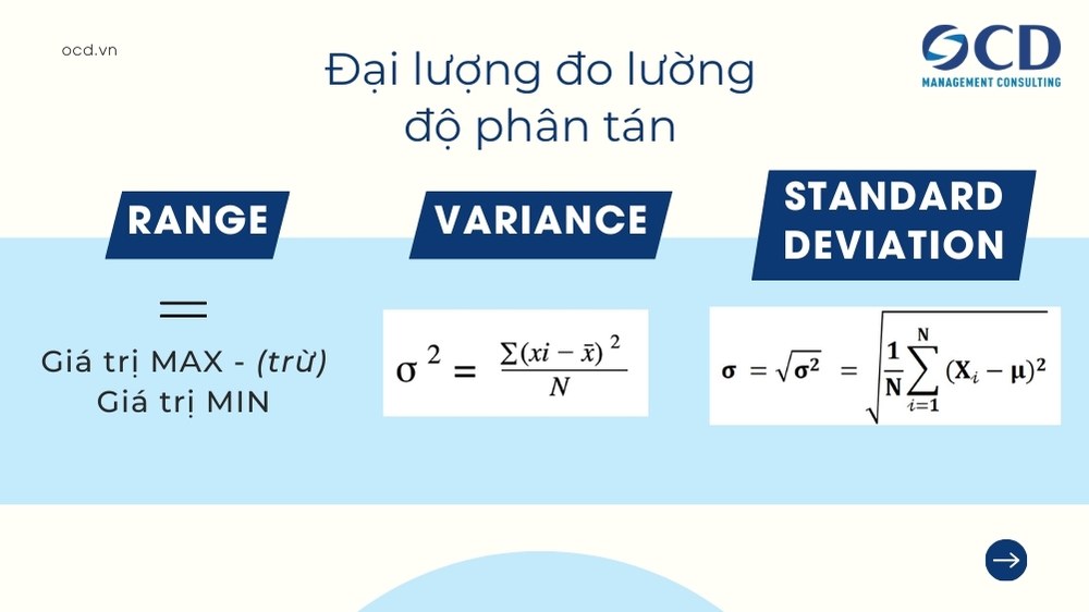 đại lượng đo lường độ phân tán