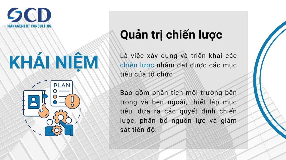 khái niệm quản trị chiến lược