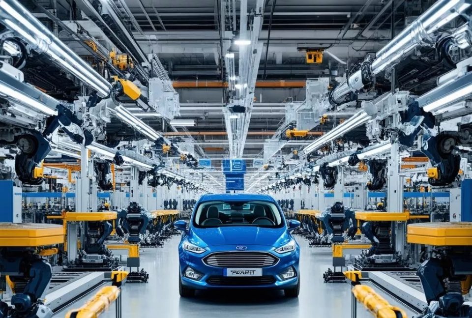 Chuyển đổi số nhà máy sản xuất ô tô Ford