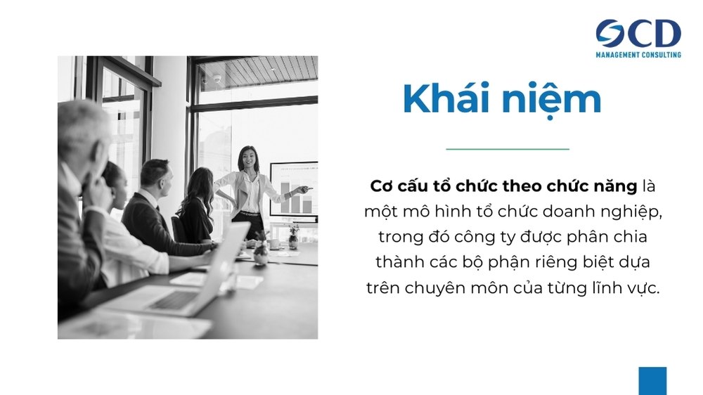 khái niệm cơ cấu tổ chức theo chức năng