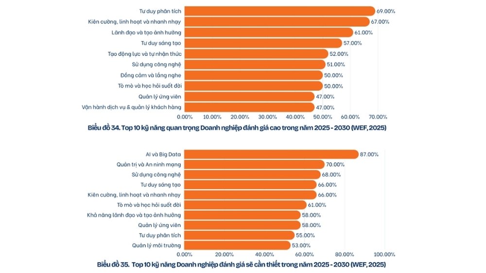 top 10 kỹ năng doanh nghiệp đánh giá cao và đánh giá sẽ cần thiết trong giai đoạn 2025 2030