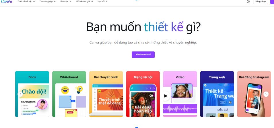 Công cụ tư vấn - Canva