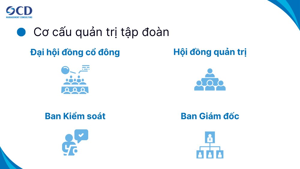 cơ cấu quản trị tập đoàn vingroup