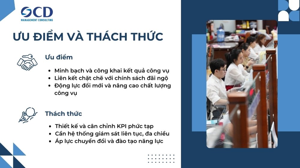 ưu nhược điểm của việc đánh giá công chức bằng kpi