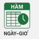 Nhóm hàm Ngày Giờ Excel