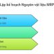 Lập kế hoạch nguyên vật liệu MRP
