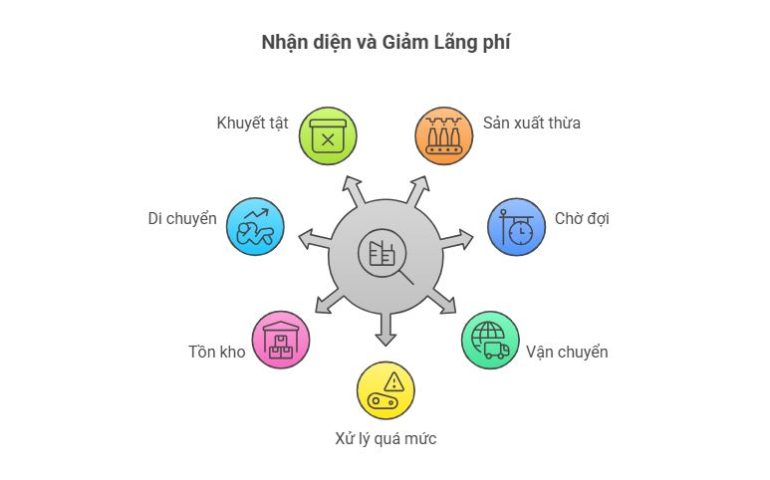 Nhận diện và loại bỏ lãng phí - Muda trong sản xuất