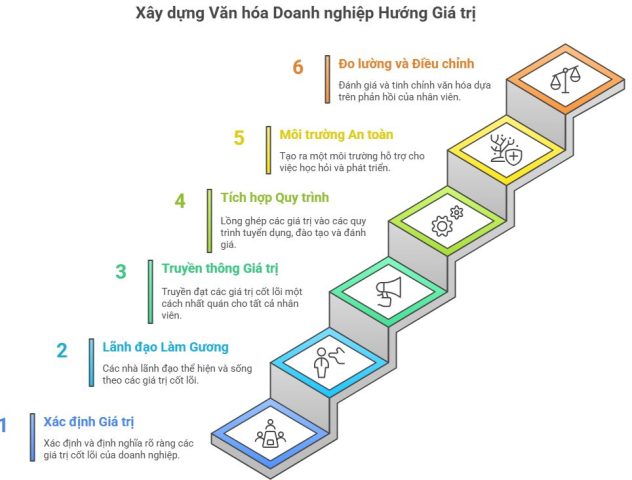 Xây dựng văn hóa doanh nghiệp hướng giá trị