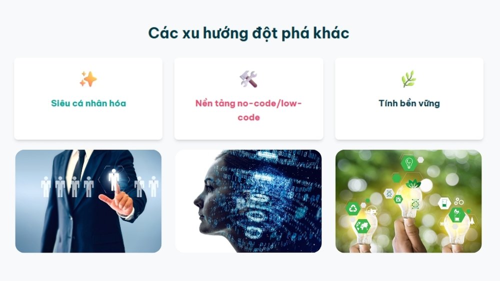 các xu hướng chuyển đổi số trong sản xuất khác