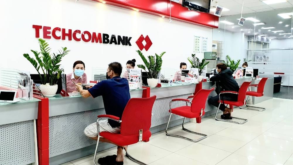 phòng giao dịch của techcombank
