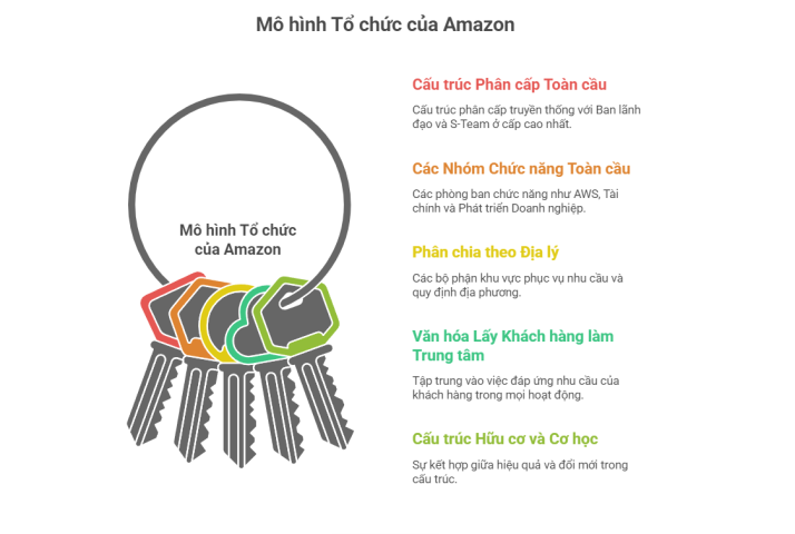 Mô hình tổ chức của Amazon