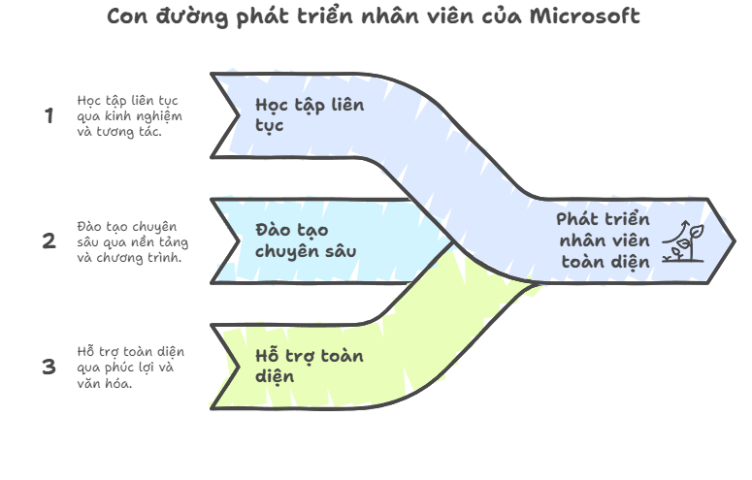 Phát triển nhân viên tại Microsoft