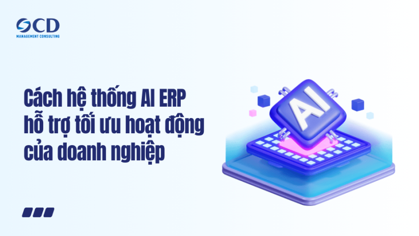 Cách hệ thống AI ERP hỗ trợ tối ưu hoạt động của doanh nghiệp