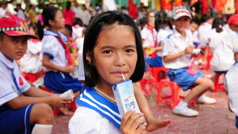 Chương trình sữa học đường của TH True Milk