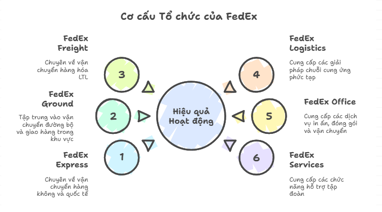 Cơ cấu tổ chức của FedEx