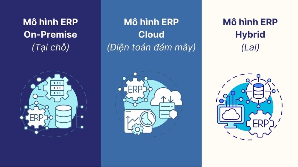 phân biệt erp dựa trên phương thức triển khai