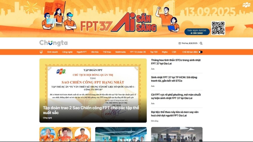 Báo chungta.vn của FPT