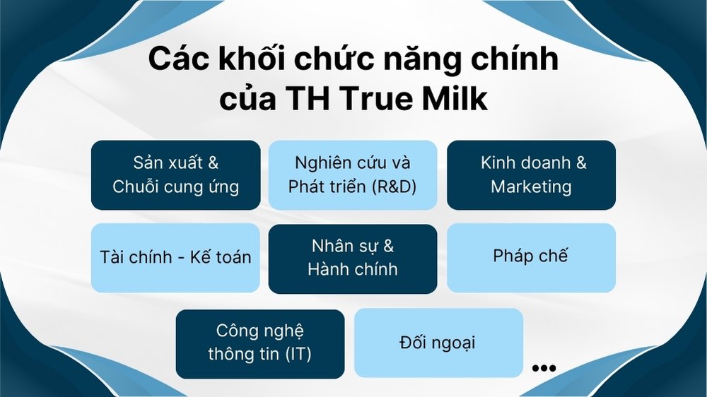 Các khối chức năng chính của TH