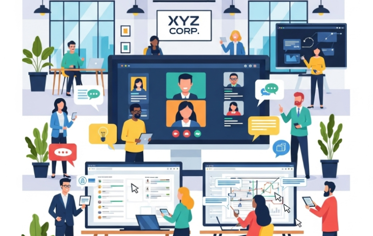 Collaboration Tools in Big Corps