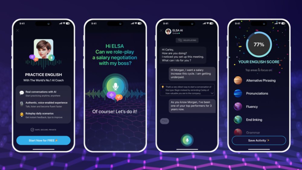 Elsa Speak ứng dụng AI chatbot trong giáo dục
