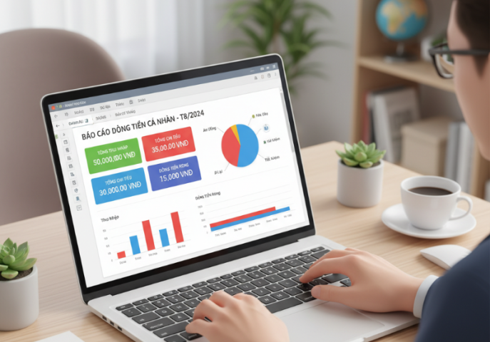 Hướng dẫn xây dựng file Excel quản lý dòng tiền
