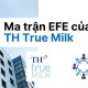 Ma trận EFE của TH True Milk