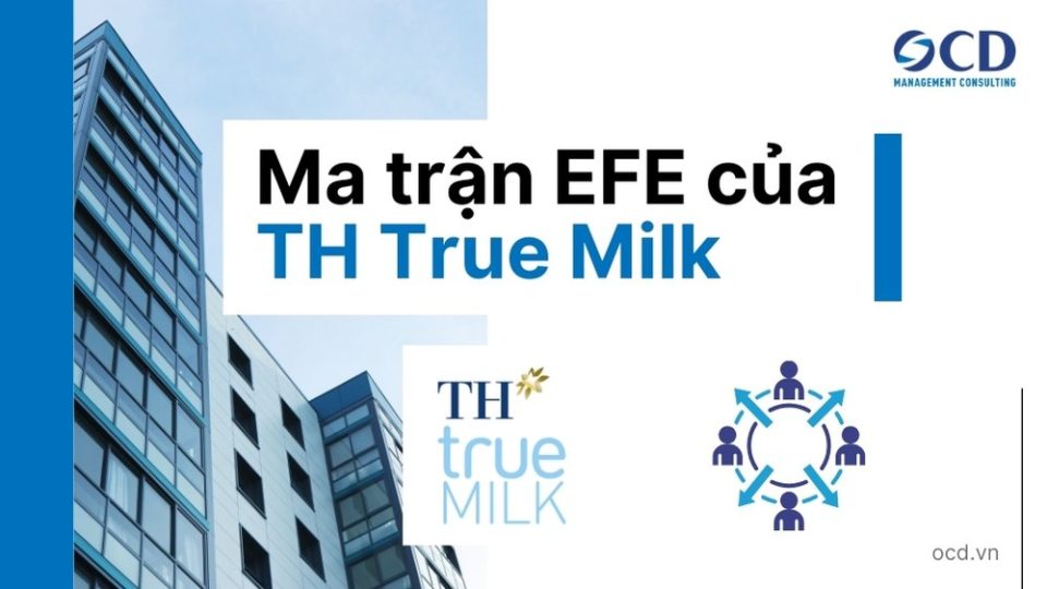 Ma trận EFE của TH True Milk