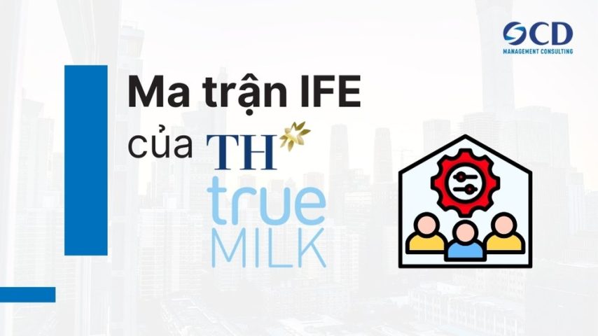 Ma trận IFE của TH True Milk