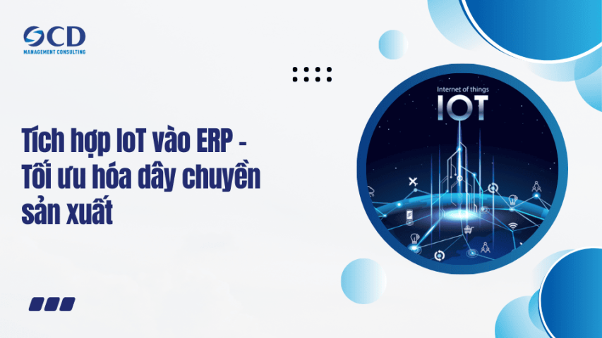 Tích hợp IoT vào ERP - Tối ưu hóa dây chuyền sản xuất