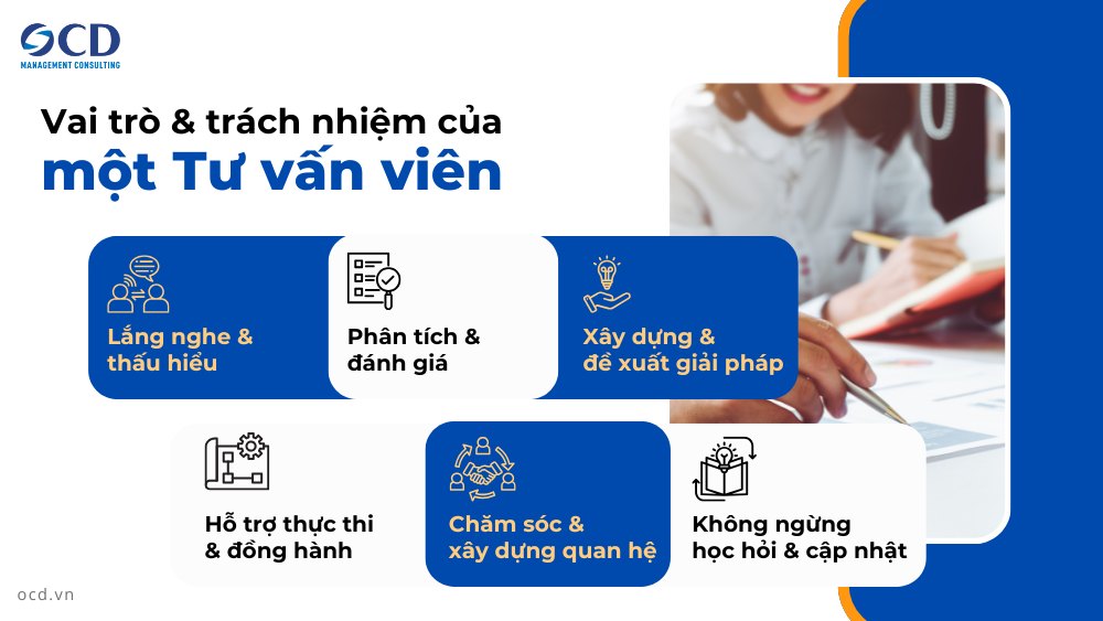 Vai trò và trách nhiệm của một tư vấn viên