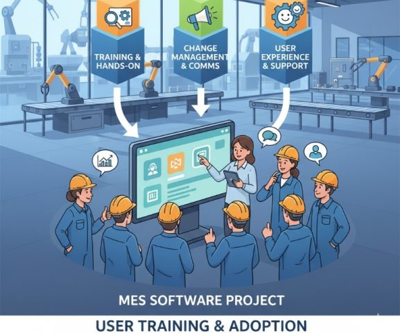 Đào tạo người dùng và tạo dựng sự chấp nhận Phần mềm MES