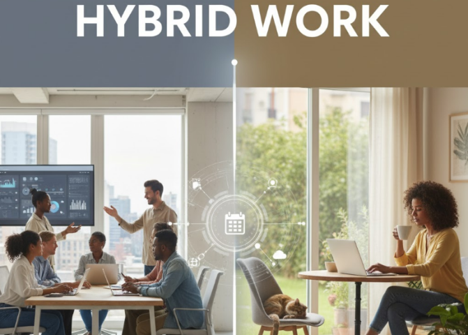 Mô hình Hybrid Work